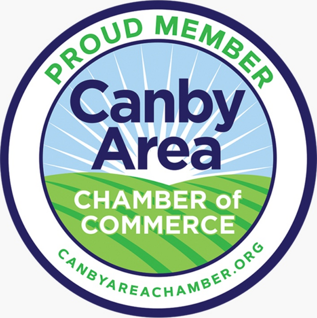 Proud member of the Canby Area Chamber of Commerce